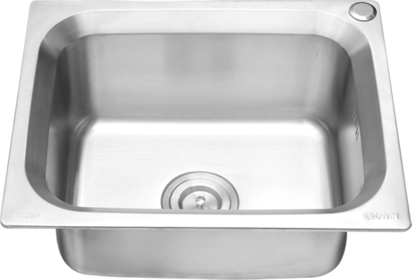 Chậu chén inox sus 304 Erowin 1 HỘC - 5040