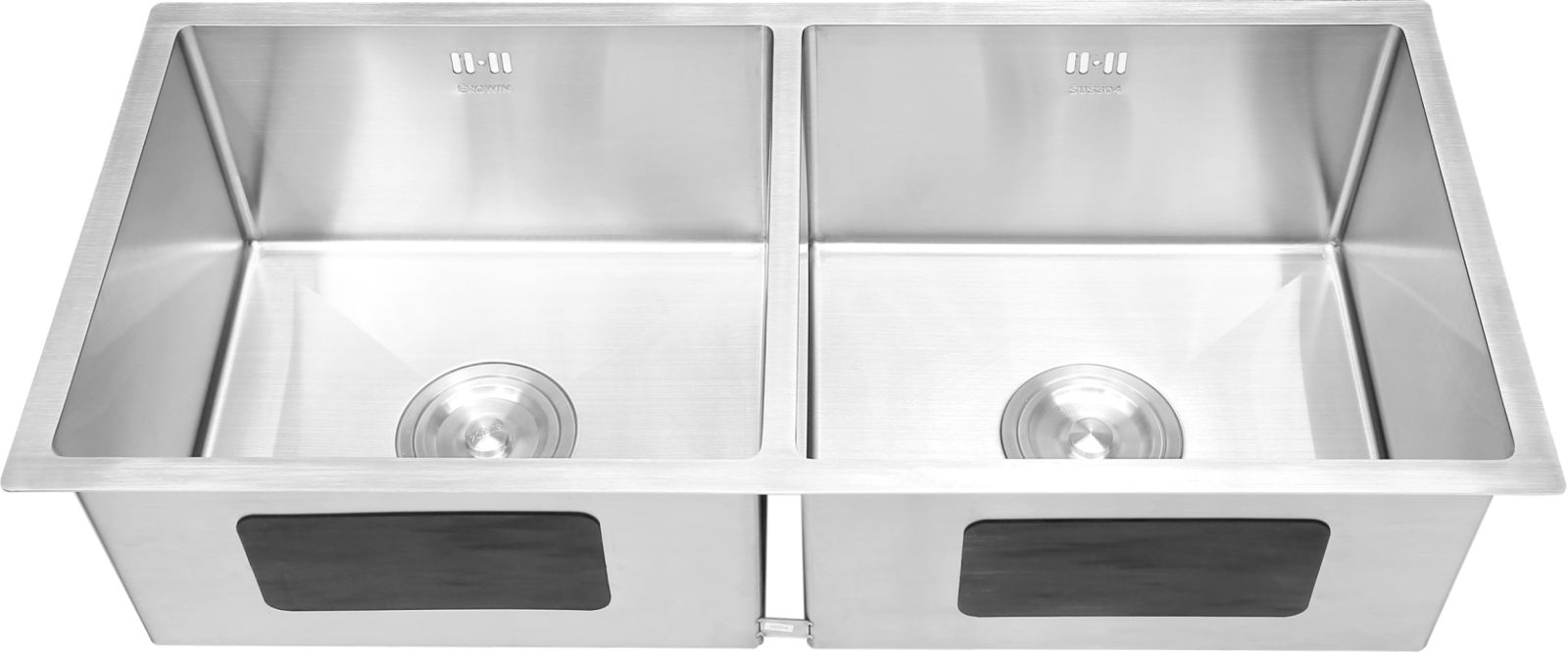 Chậu chén inox sus 304 Erowin 2 HỘC ÂM MẶT ĐÁ - 9845VK