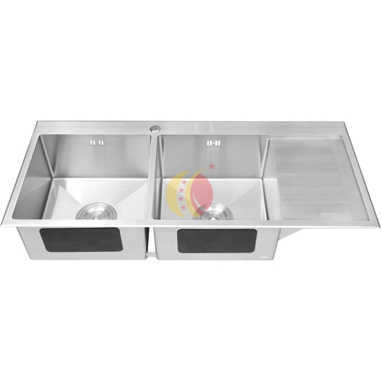 CHẬU RỬA 2 HỘC CÁNH - 12050VCM